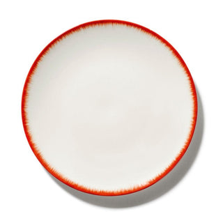 Serax Dé plate diam. 28 cm. off white/red var 2 - Buy now on ShopDecor - Discover the best products by SERAX design